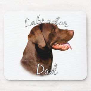 Labrador Retriever (chocolate) Dad 2 Mouse Pad