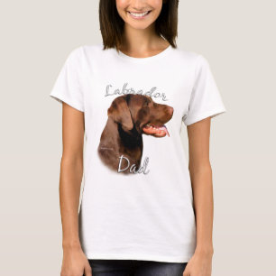 Labrador Retriever (chocolate) Dad 2 T-Shirt