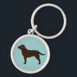 Labrador Retriever (Chocolate) Key Ring<br><div class="desc"></div>