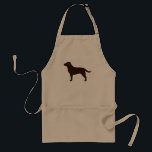 Labrador Retriever (Chocolate) Standard Apron<br><div class="desc"></div>