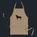 Labrador Retriever (Chocolate) Standard Apron<br><div class="desc"></div>