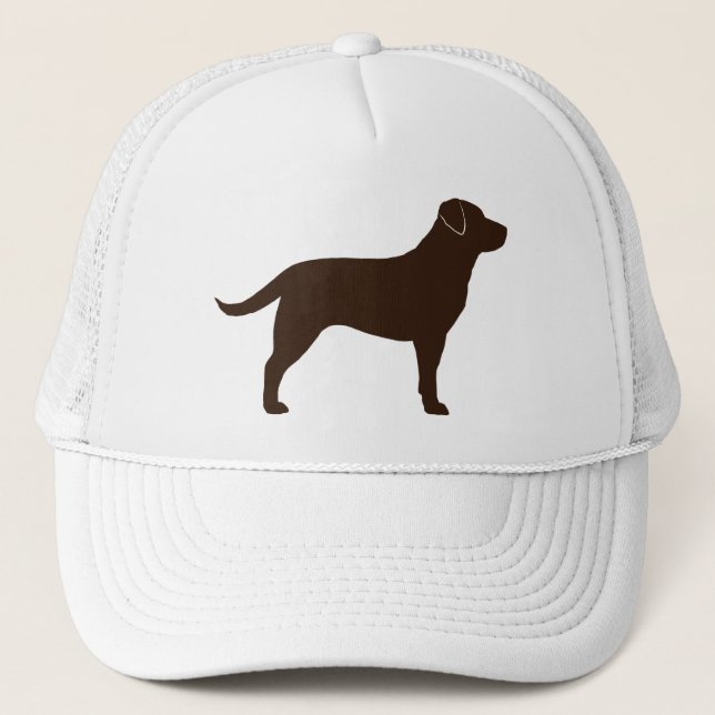 Labrador Retriever (Chocolate) Trucker Hat (Front)