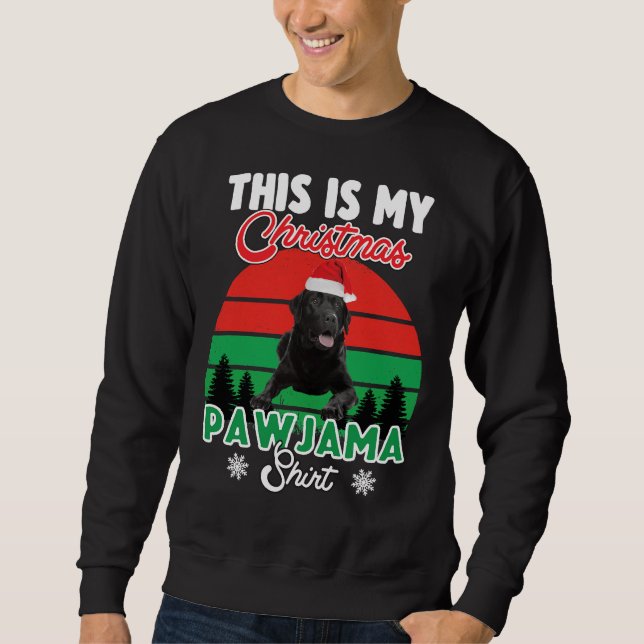 Labrador Retriever Christmas 296 Sweatshirt (Front)