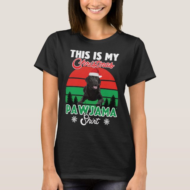 Labrador Retriever Christmas 296 T-Shirt (Front)