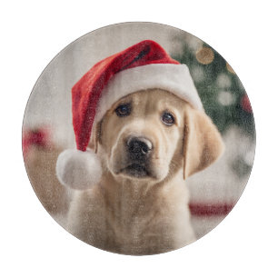 Labrador Retriever Christmas Cutting Board