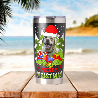 Labrador Retriever Christmas Dog Lover Gift Insulated Tumbler