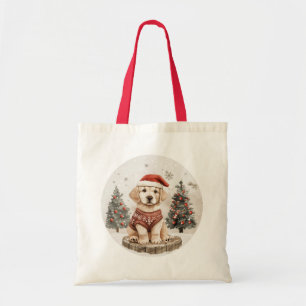 Labrador Retriever Christmas Dog Tote Bag