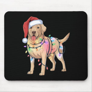 Labrador Retriever Christmas Festive Dog Lover 1 Mouse Pad