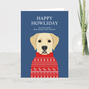 Labrador Retriever Christmas Holiday Card