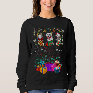 Labrador Retriever Christmas Lights Xmas Socks D Sweatshirt