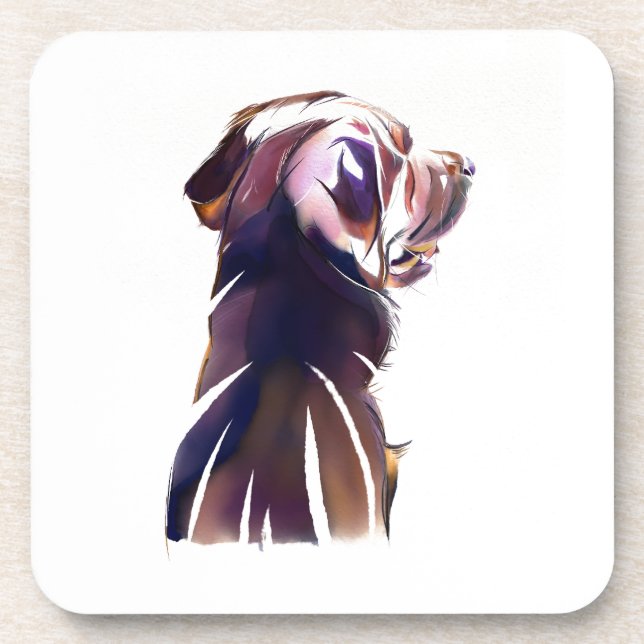 Labrador Retriever Coaster – Dog Lover Gift (Front)