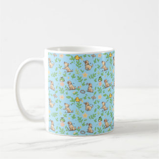 Labrador Retriever Coffee Mug Spring Floral Kawaii