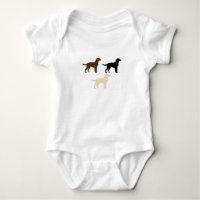 labrador retriever colour silhouettes
