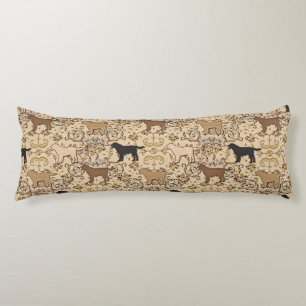 Labrador retriever dog body pillow