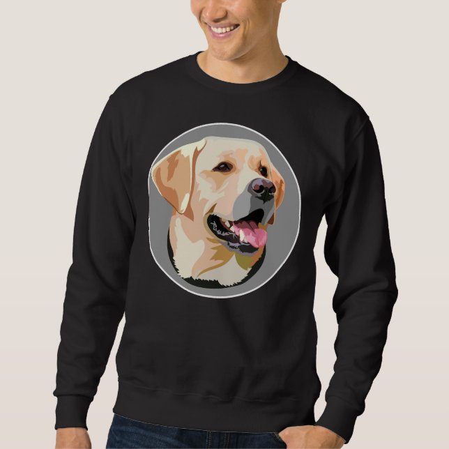 Labrador Retriever Dog Dad Mum Boy Girl Hat For Me Sweatshirt (Front)