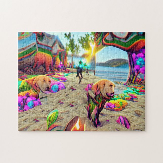 Labrador Retriever Dog Jigsaw Puzzle (Horizontal)