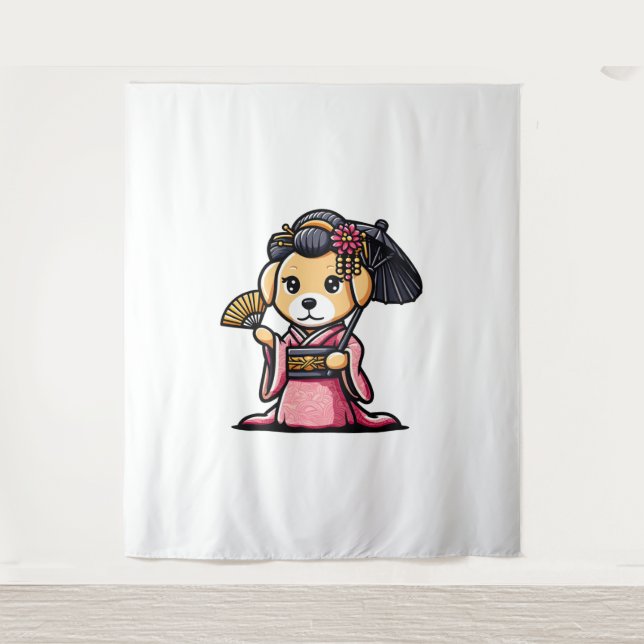 Labrador Retriever Dog Kimono   Tapestry (Front)