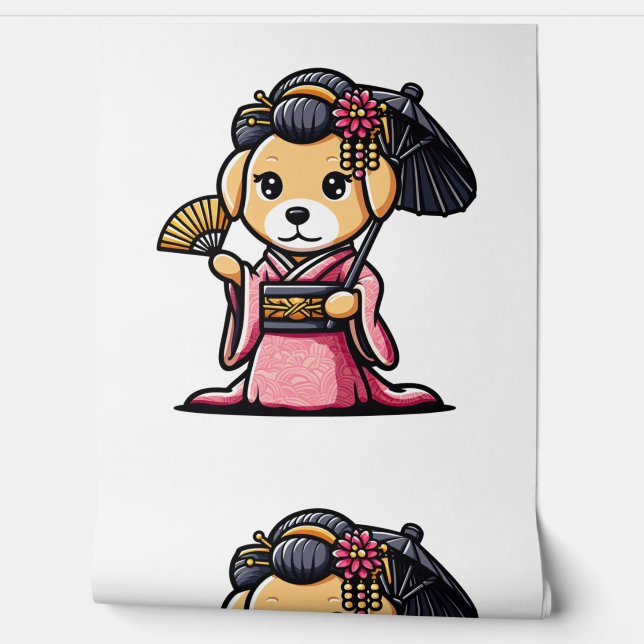 Labrador Retriever Dog Kimono   Wallpaper (Unrolling)