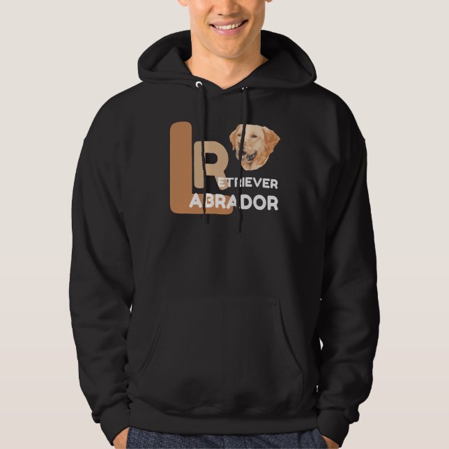 Labrador Retriever Dog Mum Dad Idea For Labrador T Hoodie (Front)