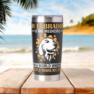 Labrador Retriever Dog Owner Dog Puppy Pet Labrado Insulated Tumbler