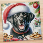 Labrador Retriever Dog Santa Cookies Christmas Jigsaw Puzzle<br><div class="desc">Looking for a fun and engaging activity to share with your family this holiday season? Look no further than our jigsaw puzzle collection featuring playful Labrador Retrievers! As a dog lover, you'll adore the variety of designs we offer, including cute and cuddly puppies, loveable yellow, chocolate, and black Labs, and...</div>