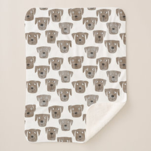 Labrador Retriever Dog Sherpa Blanket