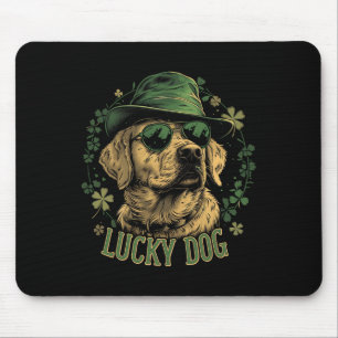 Labrador Retriever Dog St. Patrick's Day Saint Pad Mouse Pad