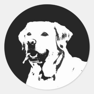 Labrador Retriever Dog Sticker Envelope Seals