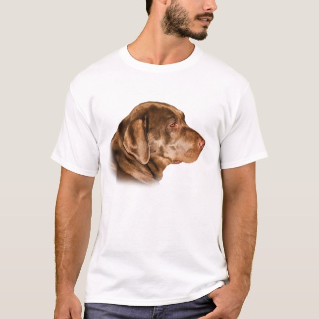 Labrador Retriever Dog T Shirt, Customisable T-Shirt (Front)