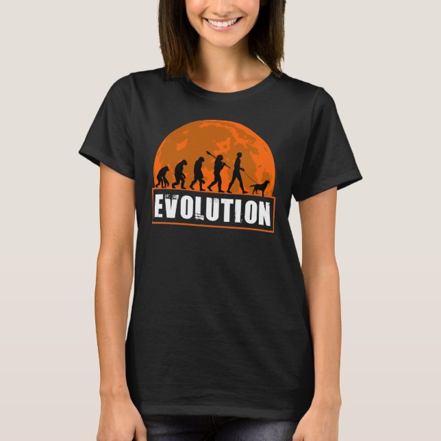 Labrador Retriever Dog Trainer Evolution T-Shirt (Front)