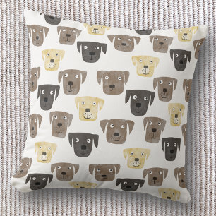 Labrador Retriever Dogs Cushion
