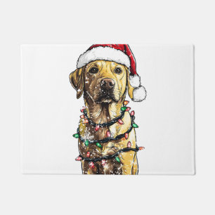 Labrador Retriever Dogs Tree Christmas Sweater Xma Doormat