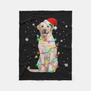 Labrador Retriever Dogs Tree Christmas Sweater Xma Fleece Blanket