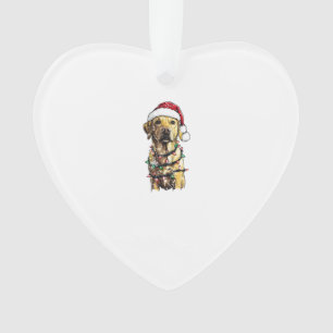 Labrador Retriever Dogs Tree Christmas Sweater Xma Ornament