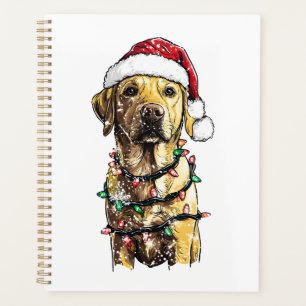 Labrador Retriever Dogs Tree Christmas Sweater Xma Planner