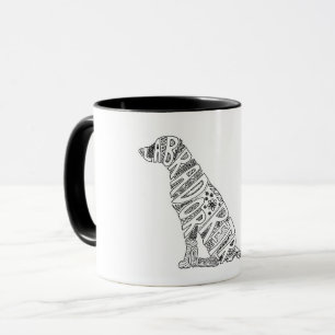Labrador Retriever Doodle Design Mug