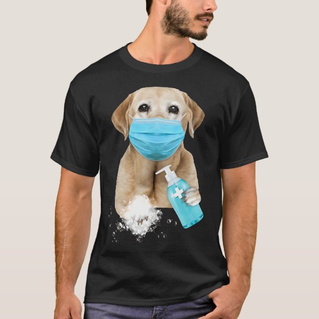 Labrador Retriever Face Mask T-Shirt (Front)