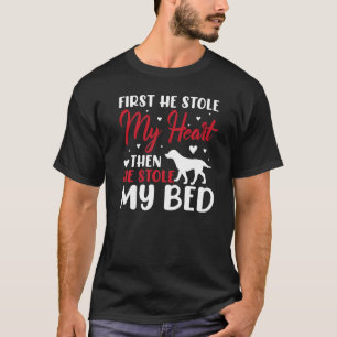 Labrador Retriever First He Stole My Heart Funny D T-Shirt