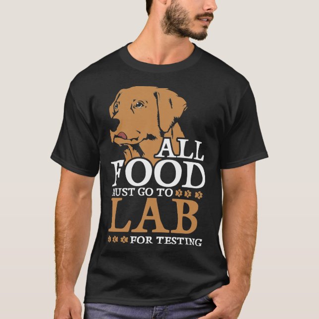 Labrador Retriever For Testing Relaxed Fit T-Shirt (Front)