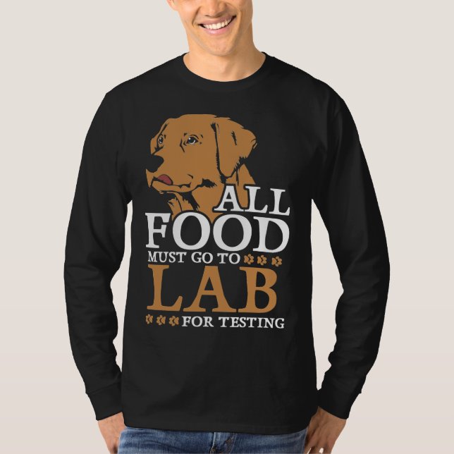 Labrador Retriever For Testing Relaxed Fit T-Shirt (Front)