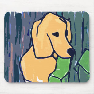 LABRADOR RETRIEVER  GARDEN SLIPPERS MOUSE PAD