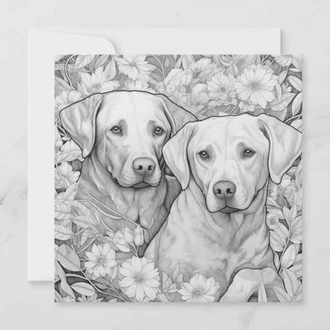 Labrador Retriever Gift Card (Front)