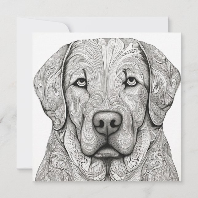 Labrador Retriever Gift Card (Front)