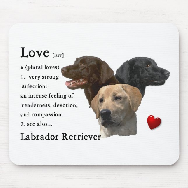 Labrador Retriever Gifts Mouse Pad (Front)