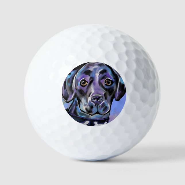 LABRADOR RETRIEVER            GOLF BALLS (Front)