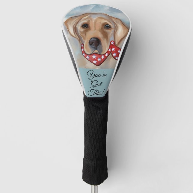 LABRADOR RETRIEVER            GOLF HEAD COVER (Front)