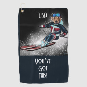 LABRADOR RETRIEVER  GOLF TOWEL