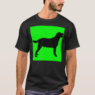 Labrador Retriever Green Background T-Shirt