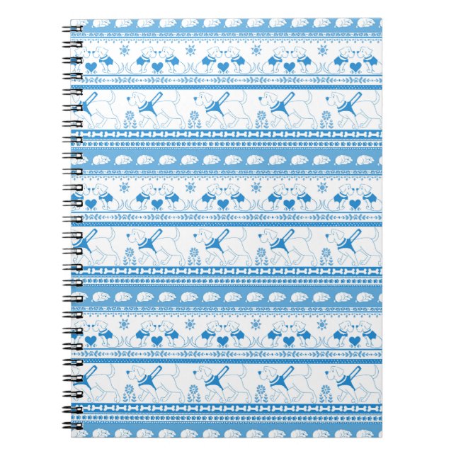 Labrador Retriever Guide Dog Tale Plain Notebook (Front)
