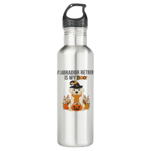 Labrador Retriever Halloween Dog Funny Spooky Boo 710 Ml Water Bottle